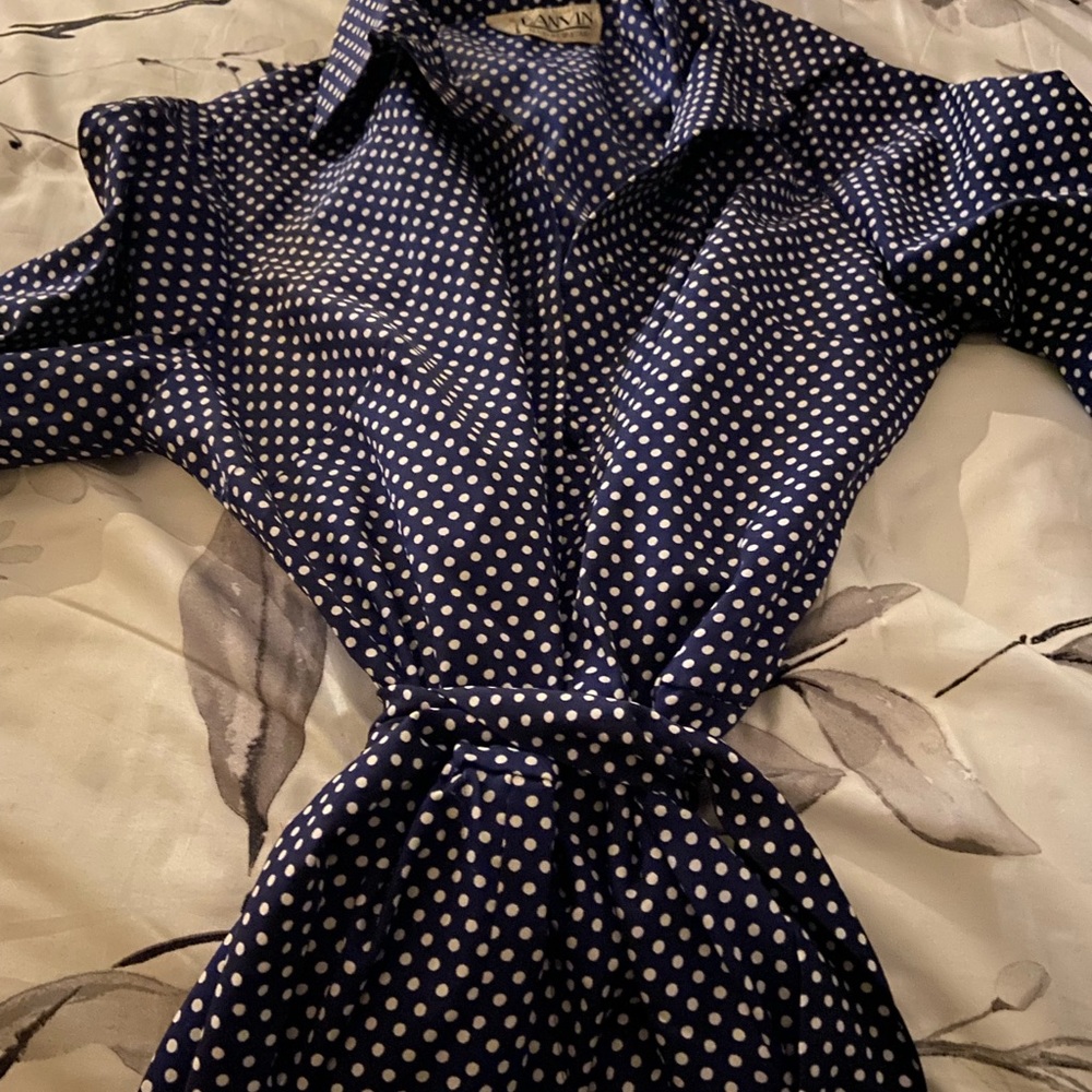 Vintage Lanvin silk dress